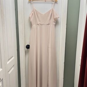 Champagne bridesmaid dress!